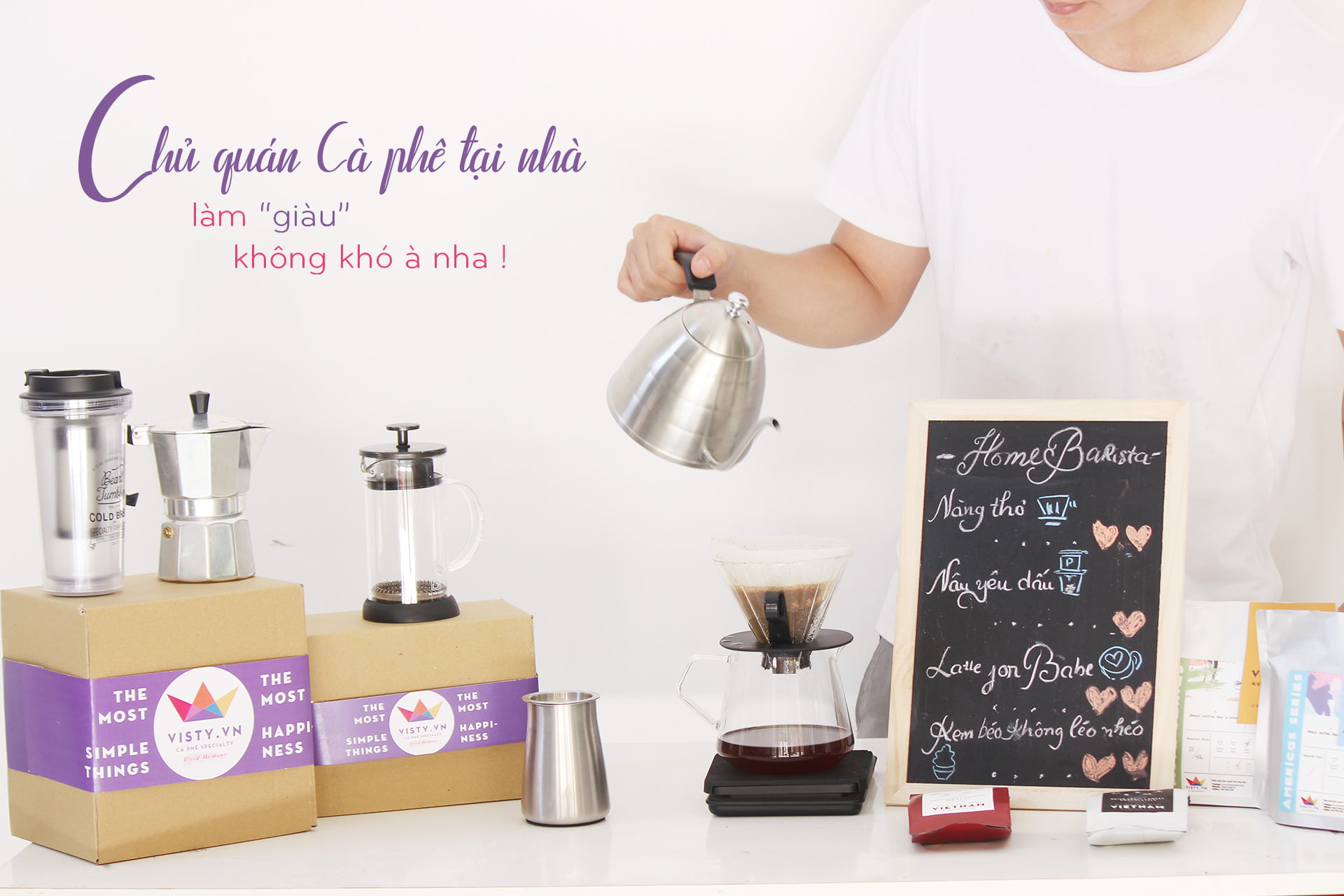 chu quan ca phe tai nha