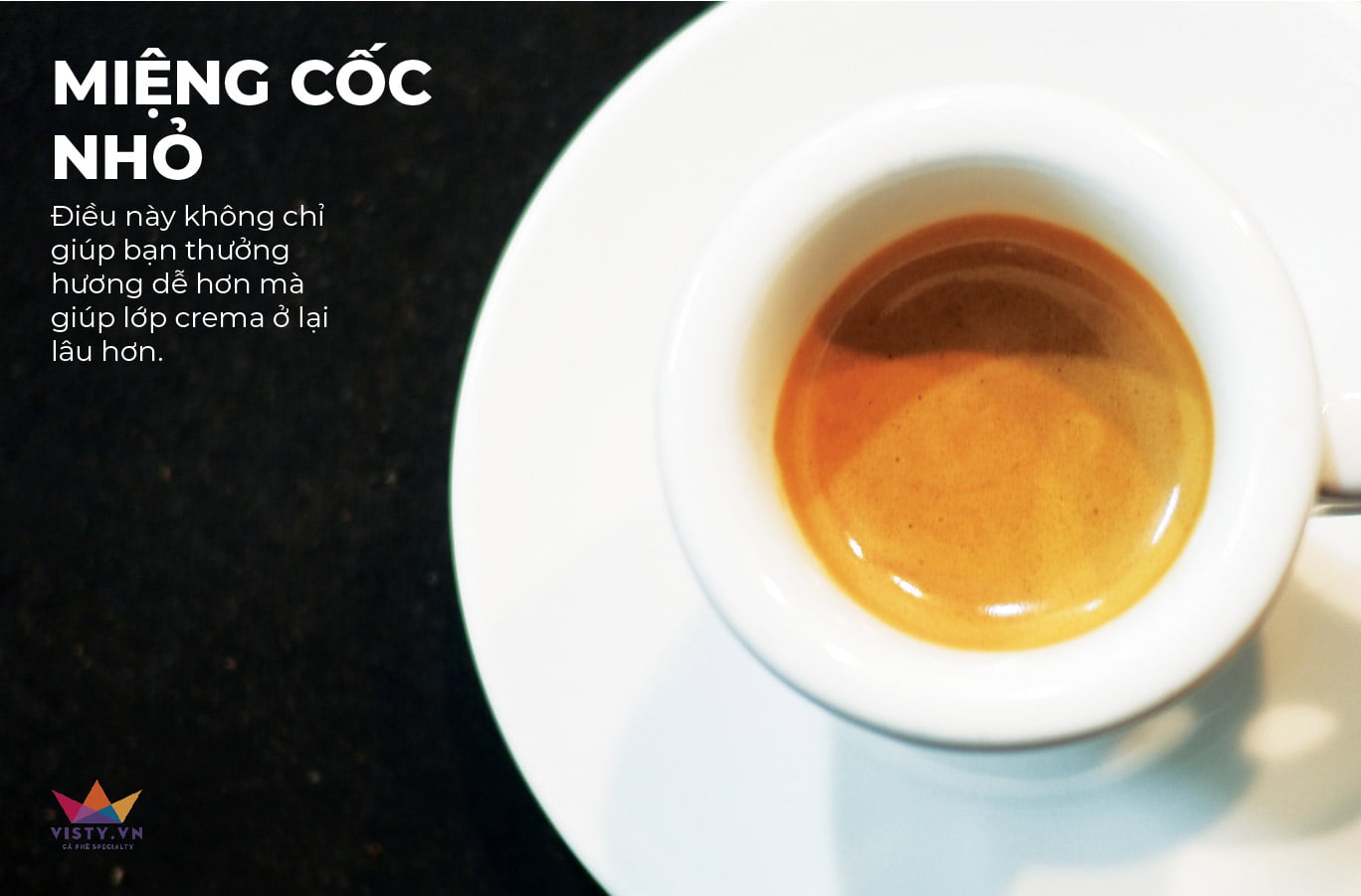 Cốc espresso gốm sứ siêu dày