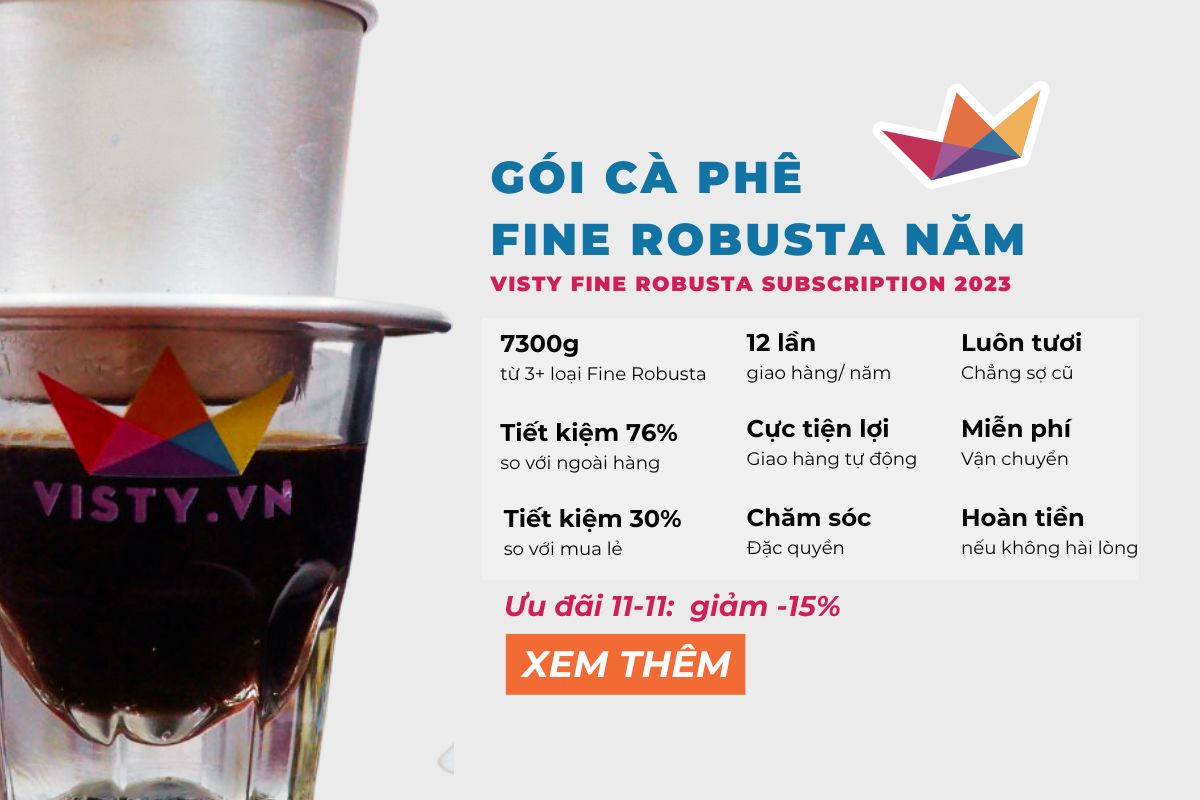 goi ca phe nam fine robusta