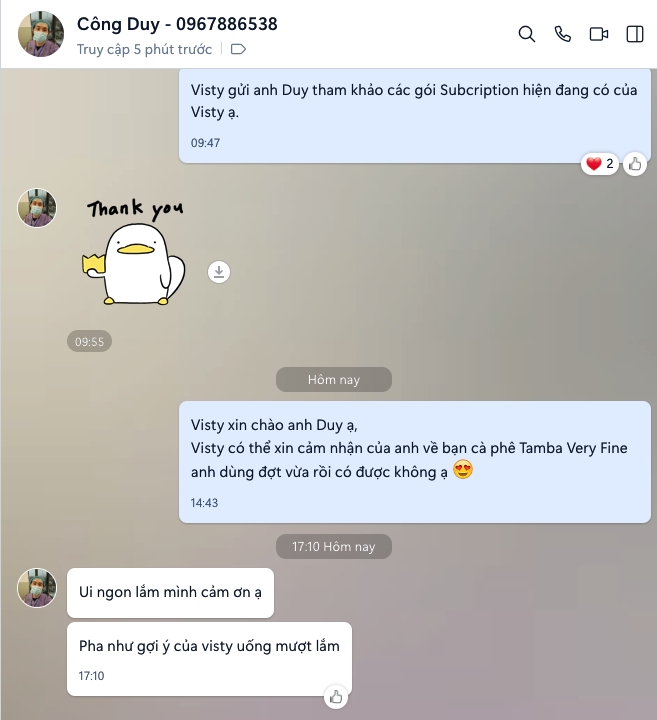 review khach hang fine robusta 6