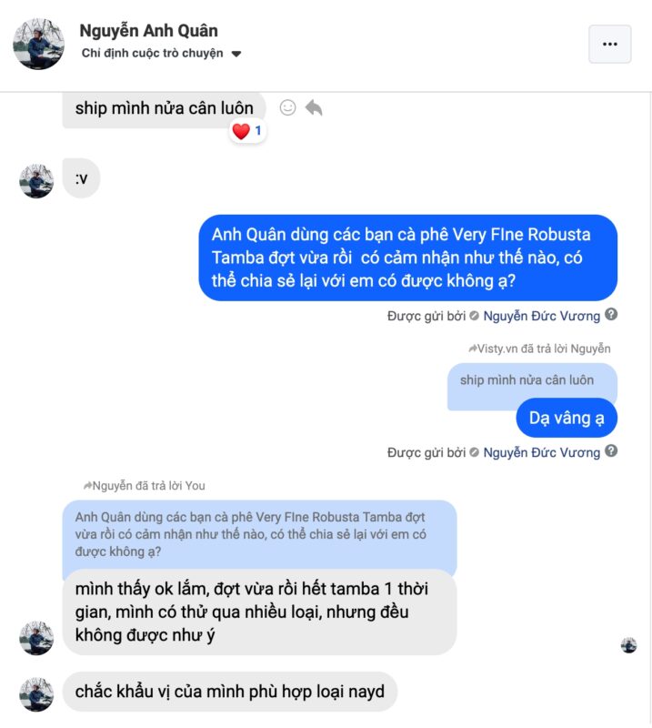 review khach hang fine robusta 7