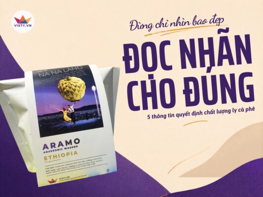 doc nhan ca phe visty
