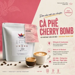 ca phe cherry bomb blend ethiopia guatemala espresso 1600w