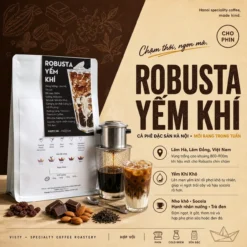 ca phe robusta yem khi phin den da 1600w